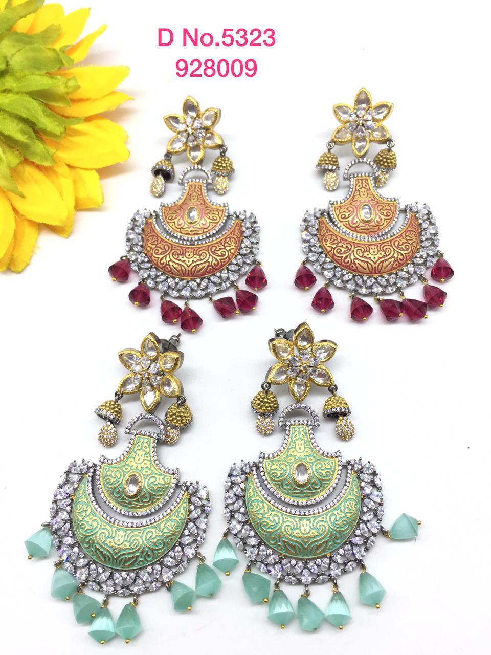 Kundan Earring - rchiecreation