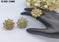 Mehandi Polki Earing+Finger Ring Combo Sku-1066 rchiecreation