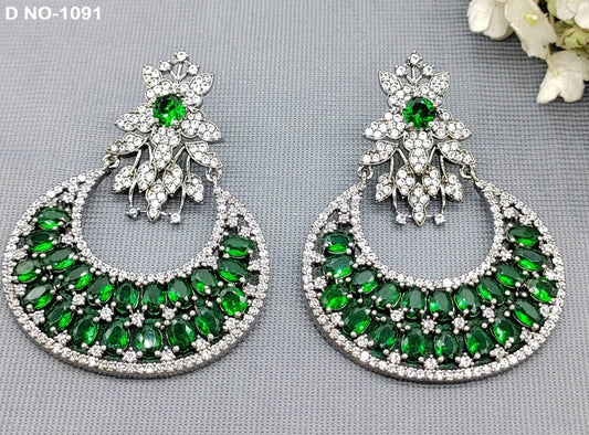 Victorian American Diamond Earing SKU-1091 C1 rchiecreation