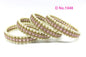 Pearl Polki Bangles Sku- 1948 rchiecreation