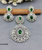 Cz ad Earring &Pendant Set Sku-6307 rchiecreation