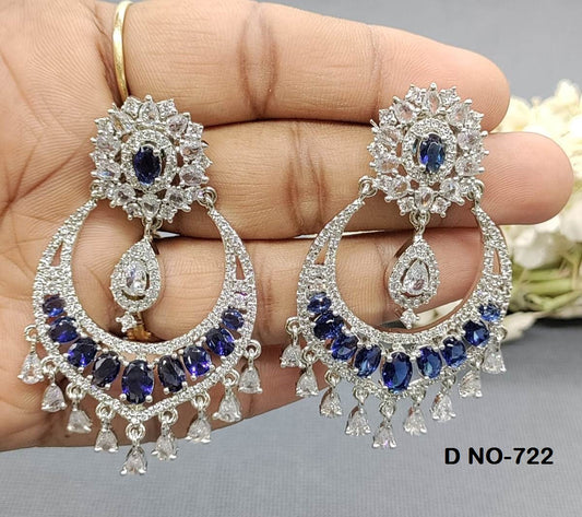 American Diamond Earring Sku 722 C1 rchiecreation