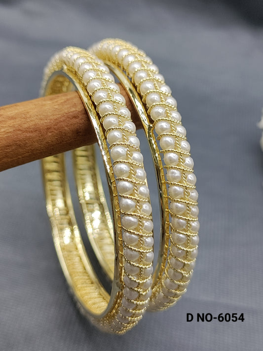 Stone Bangles Golden  Sku 6054 rchiecreation