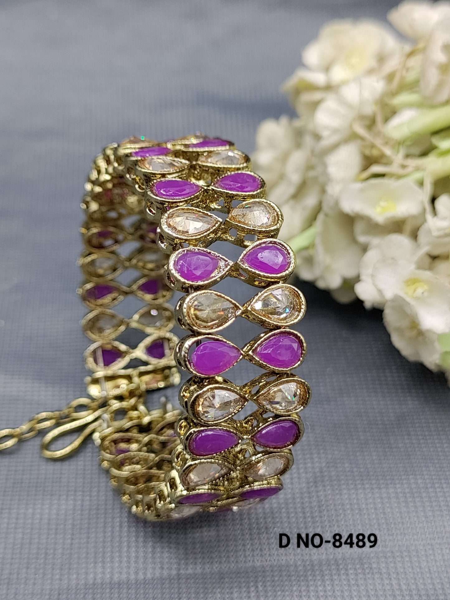 Women Polki Bracelet Sku 8489 E2 rchiecreation