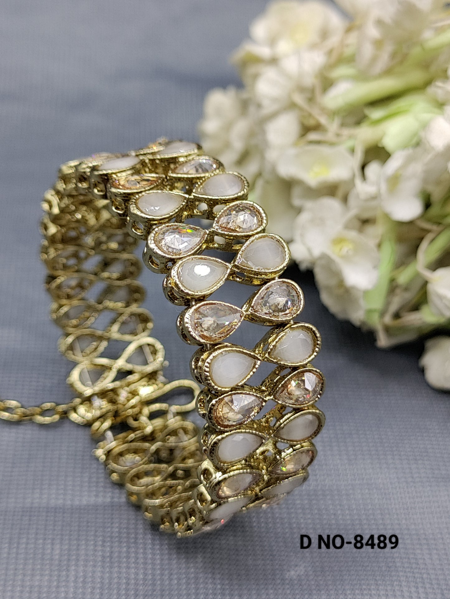 Women Polki Bracelet Sku 8489 E2 rchiecreation