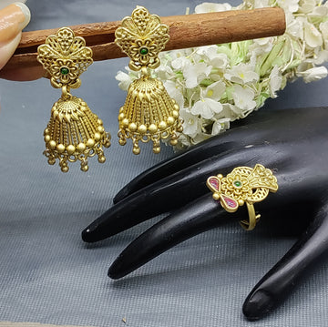 Antique Combo Earring Sku 0034 rchiecreation