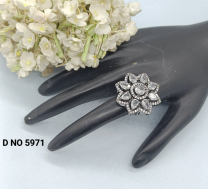 Cz Ad finger Ring Sku 5971 rchiecreation