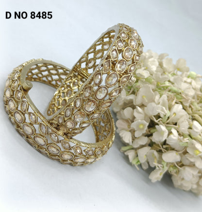 Beautiful  Polki Bangles Sku-8485 F3 rchiecreation