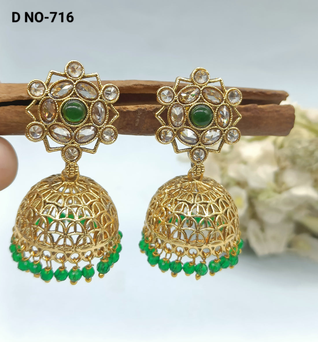 Antique Green Zhumki sku 716 rchiecreation