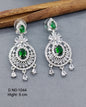 Rodium American Diamond Earrings Sku-1044 rchiecreation