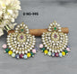 Polkii Kundan Earrings Sku 995 rchiecreation