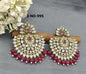 Polkii Kundan Earrings Sku 995 rchiecreation