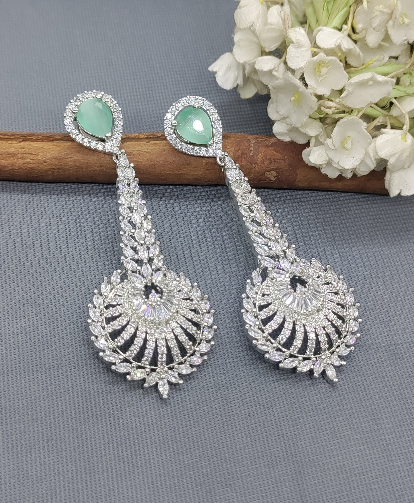 Roudiam CZ Earring sku 438 rchiecreation