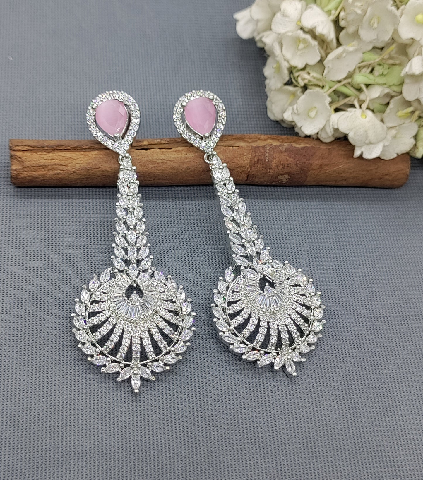 Roudiam CZ Earring sku 438 rchiecreation