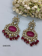 Kundan Mehandi Earring Sku 876 rchiecreation