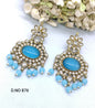 Kundan Mehandi Earring Sku 876 rchiecreation