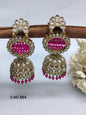 Kundan Earring Mehandi Sku 884 rchiecreation