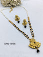 Antique golden long Necklace Sku 15105 rchiecreation