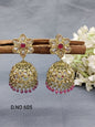 Polki Jhumki Mehndi Earring Sku-605 A4 rchiecreation