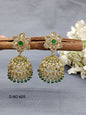 Polki Jhumki Mehndi Earring Sku-605 A4 rchiecreation