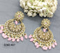 Polki Mehandi Earring Sku 407 rchiecreation