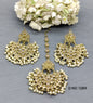 Polki Mehandi Earring & Tica Sku 1089 rchiecreation