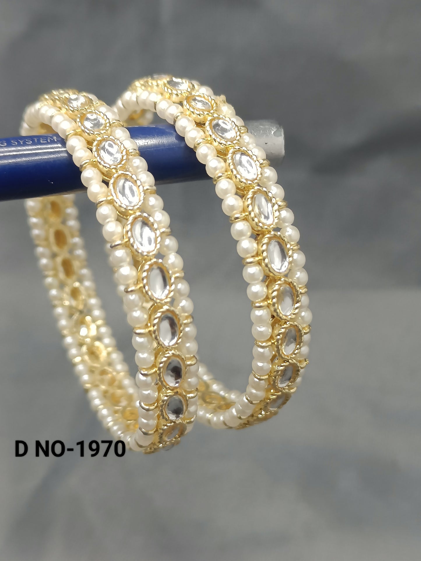 Kundan Bangles Sku-1970 G3 rchiecreation