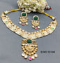 Antique Golden Necklace Set Sku 15148 rchiecreation