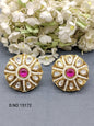 Antique Golden Tops & Stud Earring Sku 15172 rchiecreation