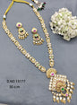 Antique Golden long Necklace Set Sku 15177 rchiecreation