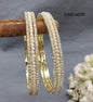 Stone Bangles Golden Sku 6055 rchiecreation