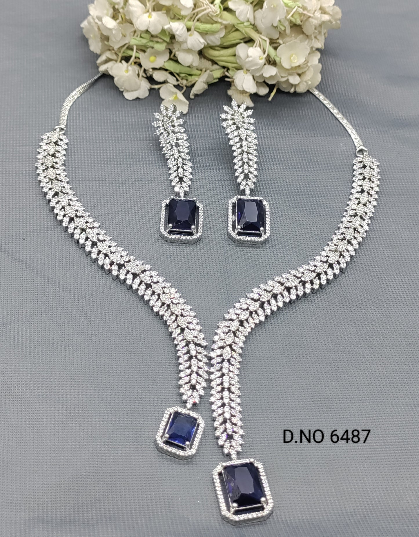 Cz Ad Necklace Sku 6487 rchiecreation