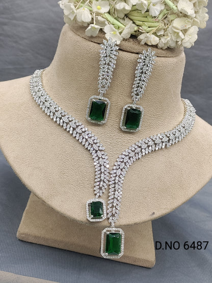 Cz Ad Necklace Sku 6487 rchiecreation