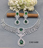 Cz Ad Rodium Necklace Set Sku 6488 rchiecreation