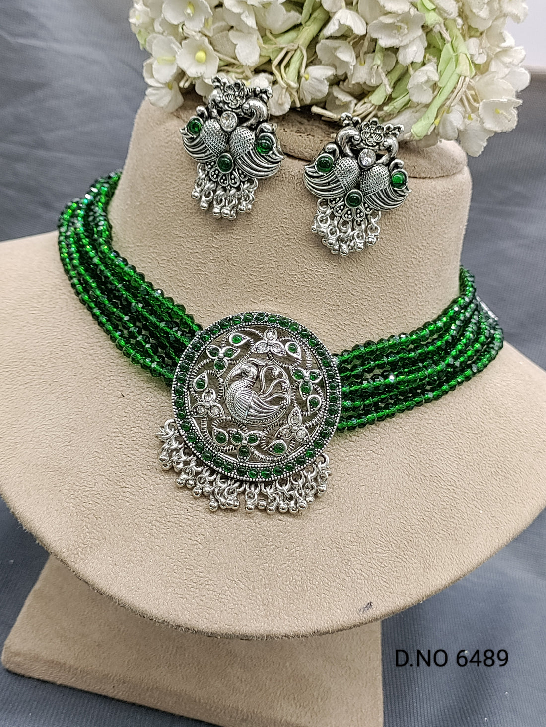 Pearl Victorian Choker Necklace Sku 6489 rchiecreation