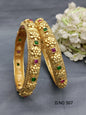 Antique Golden Bangles Sku 507 rchiecreation