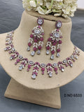 Cz Ad Victorian Necklace Set Sku 6533 rchiecreation