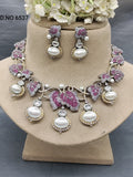 Cz Ad Victorian Necklace Set Sku 6537 rchiecreation