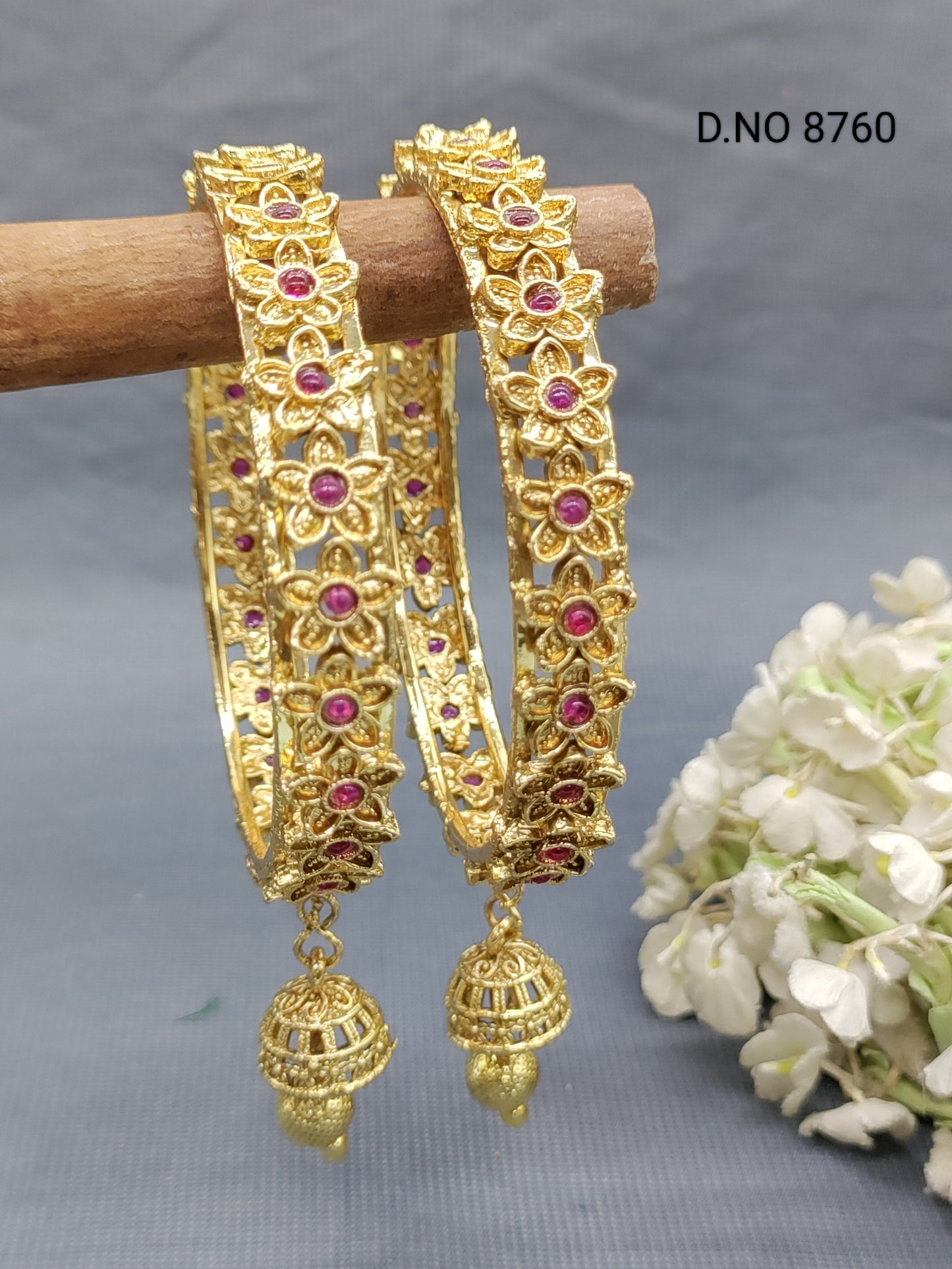 Antique Golden Bangles Sku 8760 rchiecreation