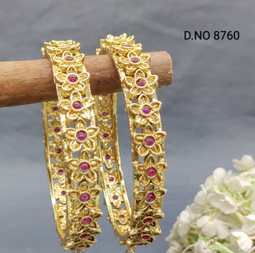 Antique Golden Bangles Sku 8760 D1