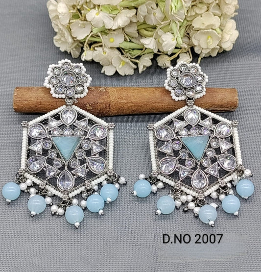 Polki Victorian Earring Sku -2007 rchiecreation