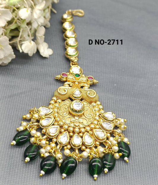 Kundan Golden tika Sku-2711 rchiecreation