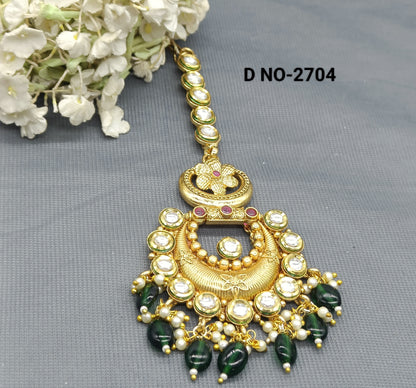 Kundan Golden Tica Sku-2704 rchiecreation