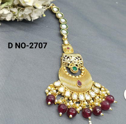 Kundan Golden tika Sku 2707 rchiecreation