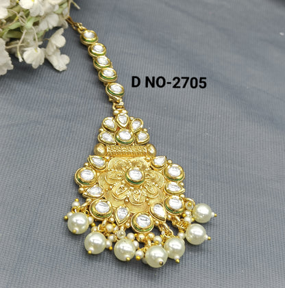 Kundan Golden Tica Sku-2705 rchiecreation