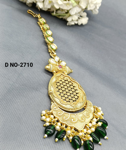 Kundan Golden Tica Sku 2710 rchiecreation