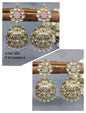 Polki Mehandi Jhumki Combo Earrings Sku 889 rchiecreation