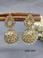 Polki Mehandi Jhumki Earring Sku 2061 rchiecreation