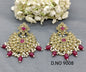 Polki Mehandi Earrings Sku 9008 rchiecreation