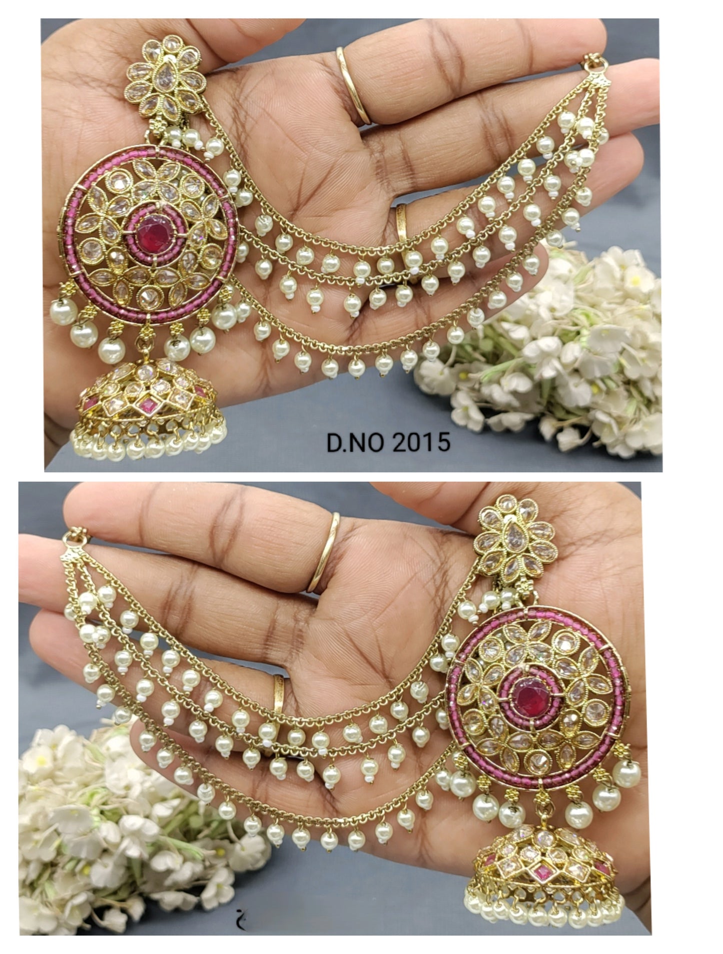 Bahubali Earring Sku 2015 A3 rchiecreation